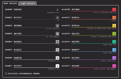 A streamlined color theme for your terminal, editor, and apps