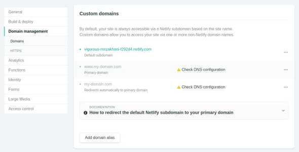 Configure DNS